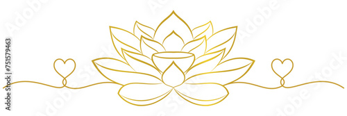 lotus flower illustration vector