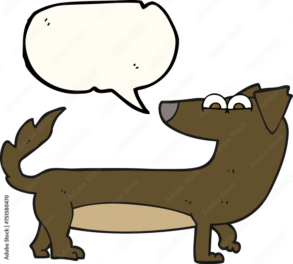 speech bubble cartoon dog speech bubble cartoon dog