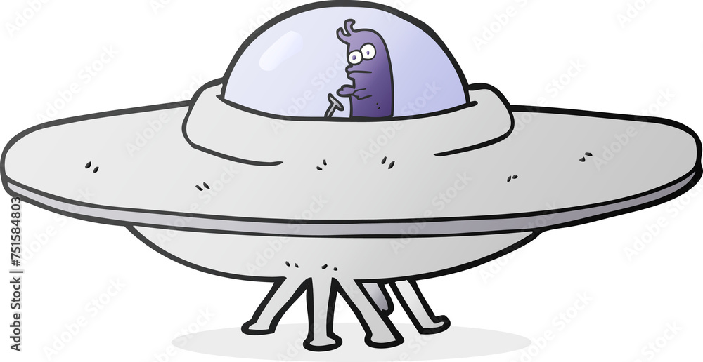 cartoon flying saucer cartoon flying saucer