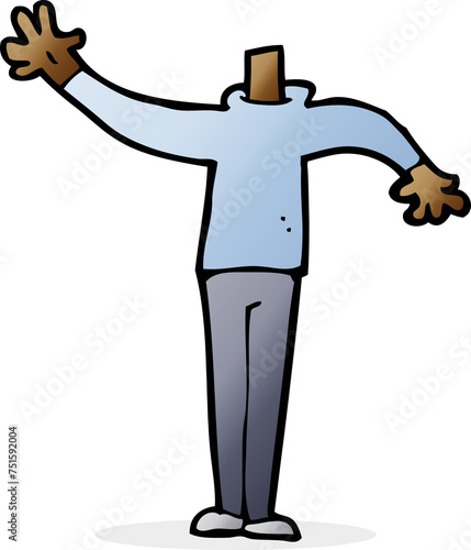 cartoon male gesturing body (mix and match cartoons or add own photo)