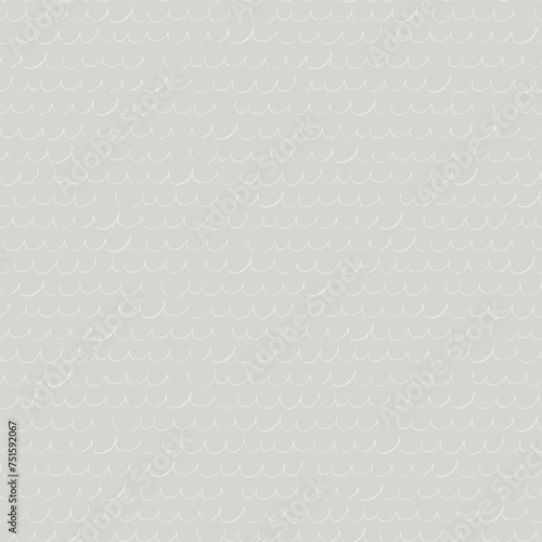 Seamless repeating pattern with hand drawn wavy lines for surface design and other design projects