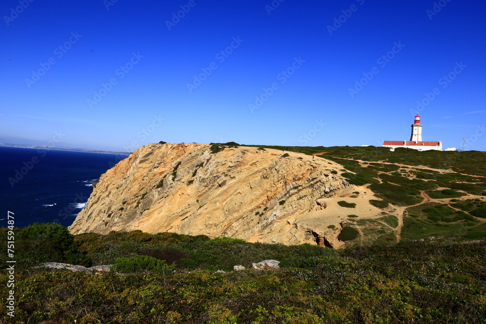 Cape Espichel is a cape situated on the western coast of the civil parish of Castelo, municipality of Sesimbra, in the Portuguese district of Setúbal