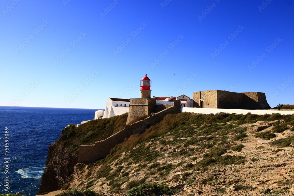 Cape St. Vincent is a headland in the municipality of Vila do Bispo, in the Algarve, southern Portugal
