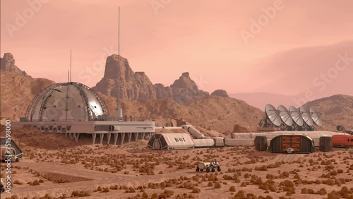 Mars Colony and Base Camp photo