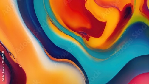 Colorful Oil paint textures as color abstract background