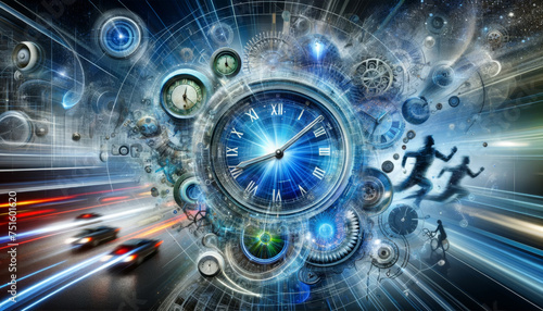 Essence of the Present: Clocks Merging with Dynamic Action