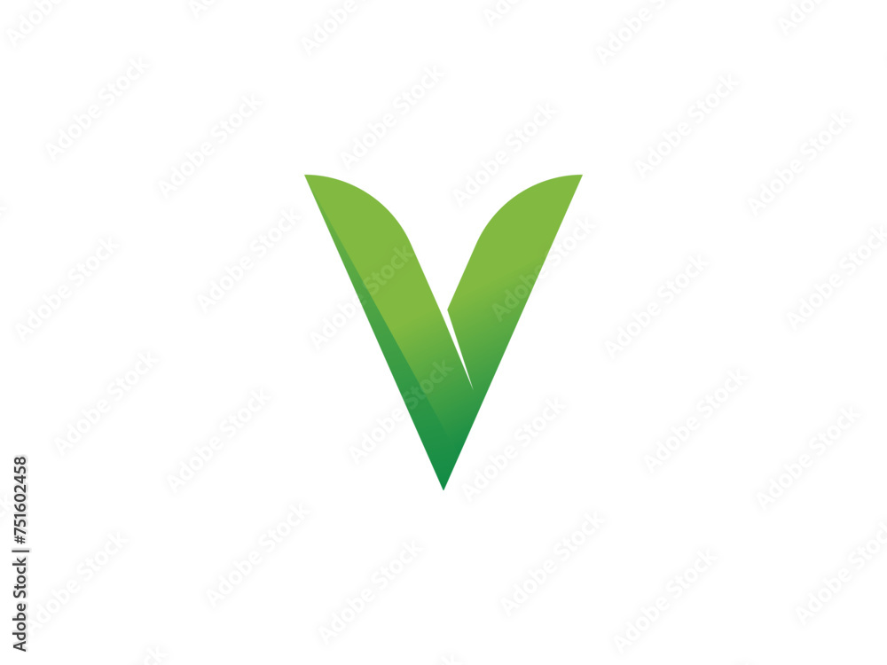 Letter V with check mark logo icon design template elements Letter V with check mark logo icon design template elements