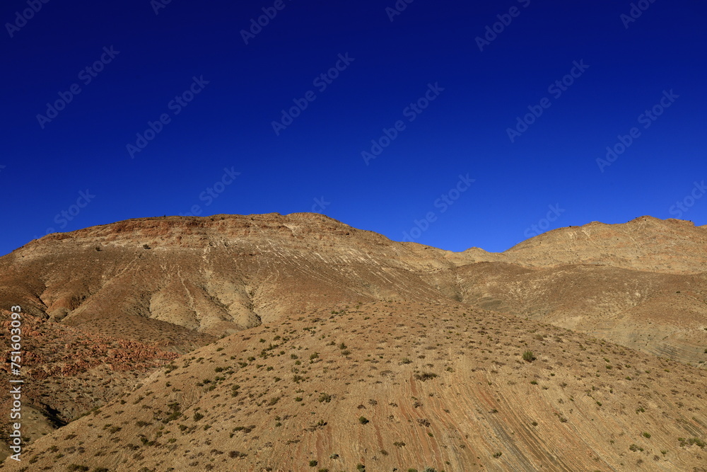 View on a mountain in the Middle Atlas which is a mountain range in Morocco View on a mountain in the Middle Atlas which is a mountain range in Morocco