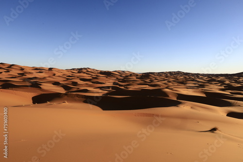 Erg Chebbi is one of Morocco s several ergs which is a large seas of dunes formed by wind-blown sand.