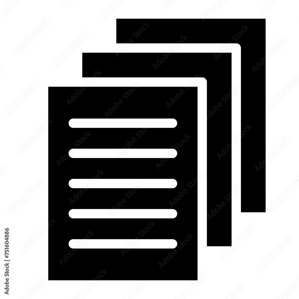 Bunch of notes or stack of documents Bunch of notes or stack of documents