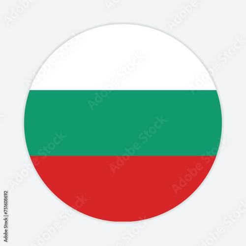 Free Download Bulgaria national flag vector icon design. Bulgaria circle flag. Round of Bulgaria flag.
 - GFXLoad