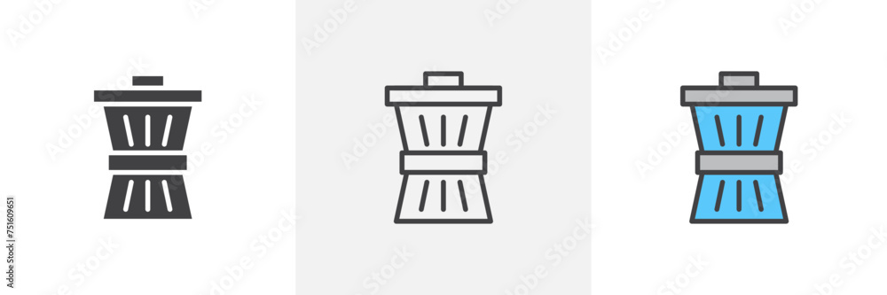 Waste Reduction Isolated Line Icon Style Design. Simple Vector Illustration Waste Reduction Isolated Line Icon Style Design. Simple Vector Illustration