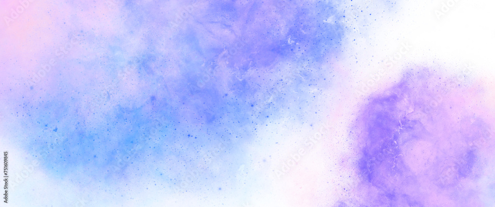pink purple yellow blue nebula sparkles on transparent background galaxy like wallpaper illustration clipart