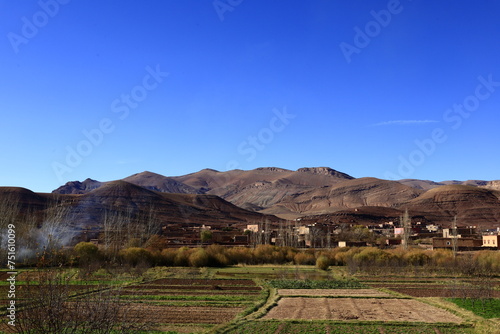 The High Atlas is a mountain range in central Morocco  North Africa  the highest part of the Atlas Mountains