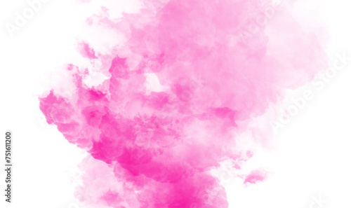 Pink smoke