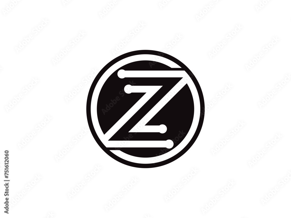 Letter Z digit 2 logo icon design template elements Letter Z digit 2 logo icon design template elements