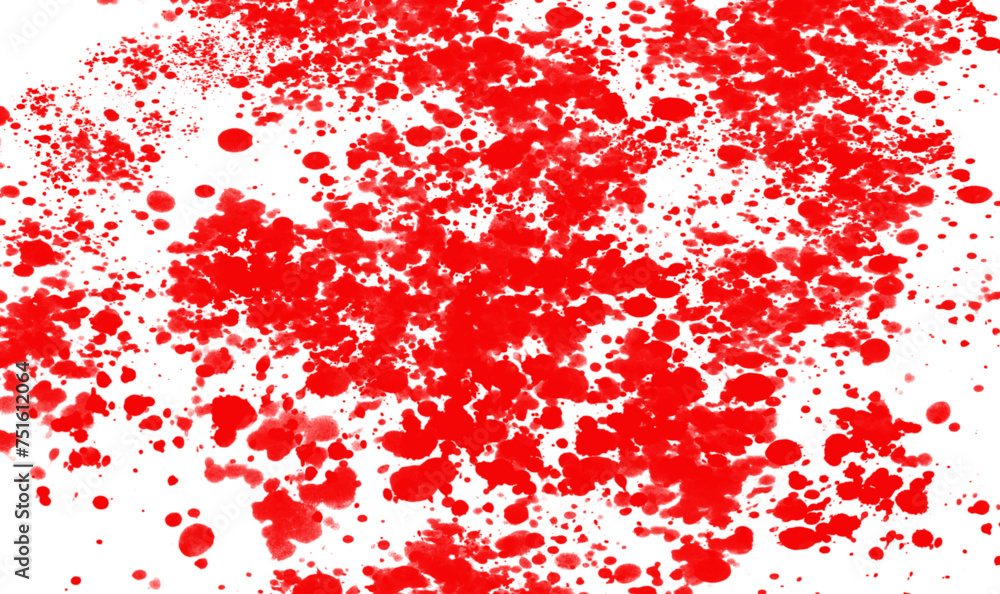 Red paint splatter color