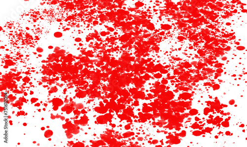 Red paint splatter color