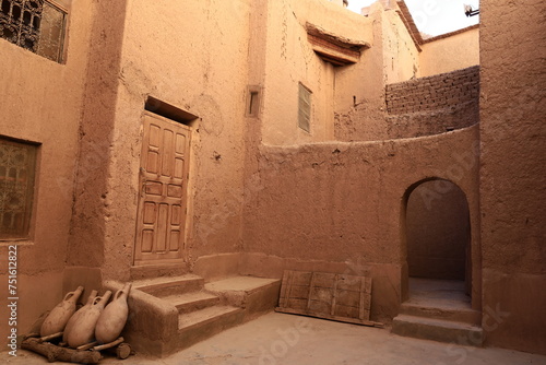 Kasbah Amridil is a historic fortified residence in the oasis of Skoura, in Morocco photo