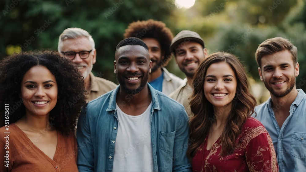 © WrongWay - Multi ethnic large group of people photo