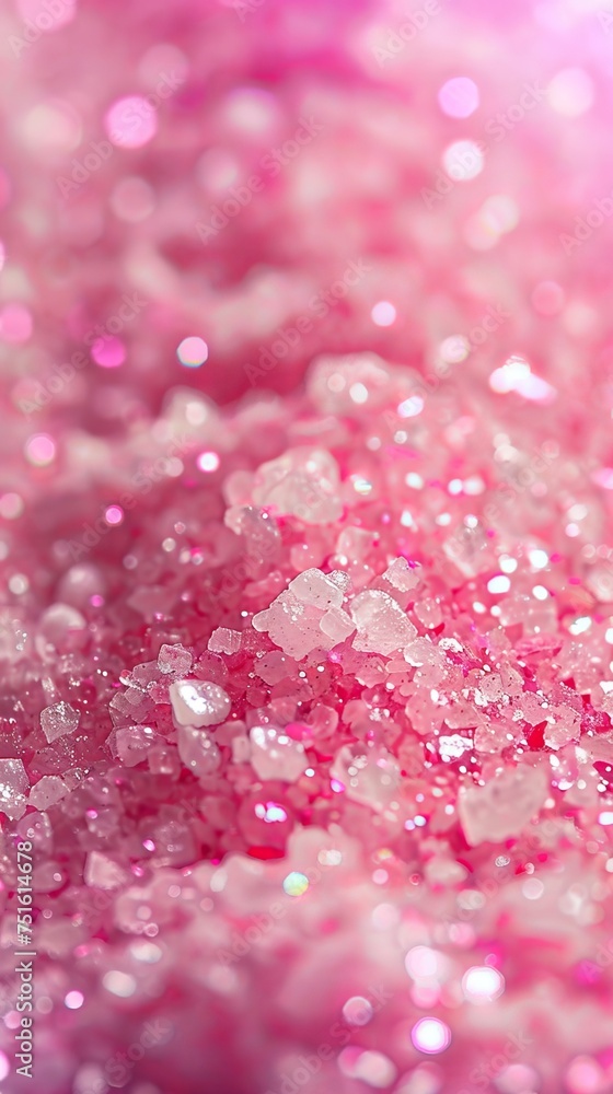 pink sea salt.