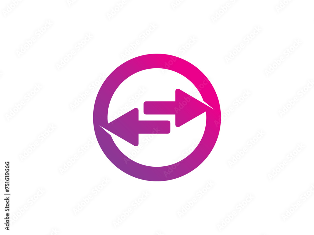 Abstract business logo icon design template with arrow. arrow vector logo Abstract business logo icon design template with arrow. arrow vector logo