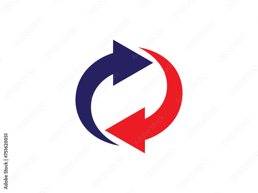 Abstract business logo icon design template with arrow. arrow vector logo Abstract business logo icon design template with arrow. arrow vector logo