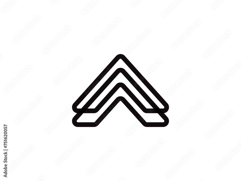 Abstract business logo icon design template with arrow. arrow vector logo Abstract business logo icon design template with arrow. arrow vector logo