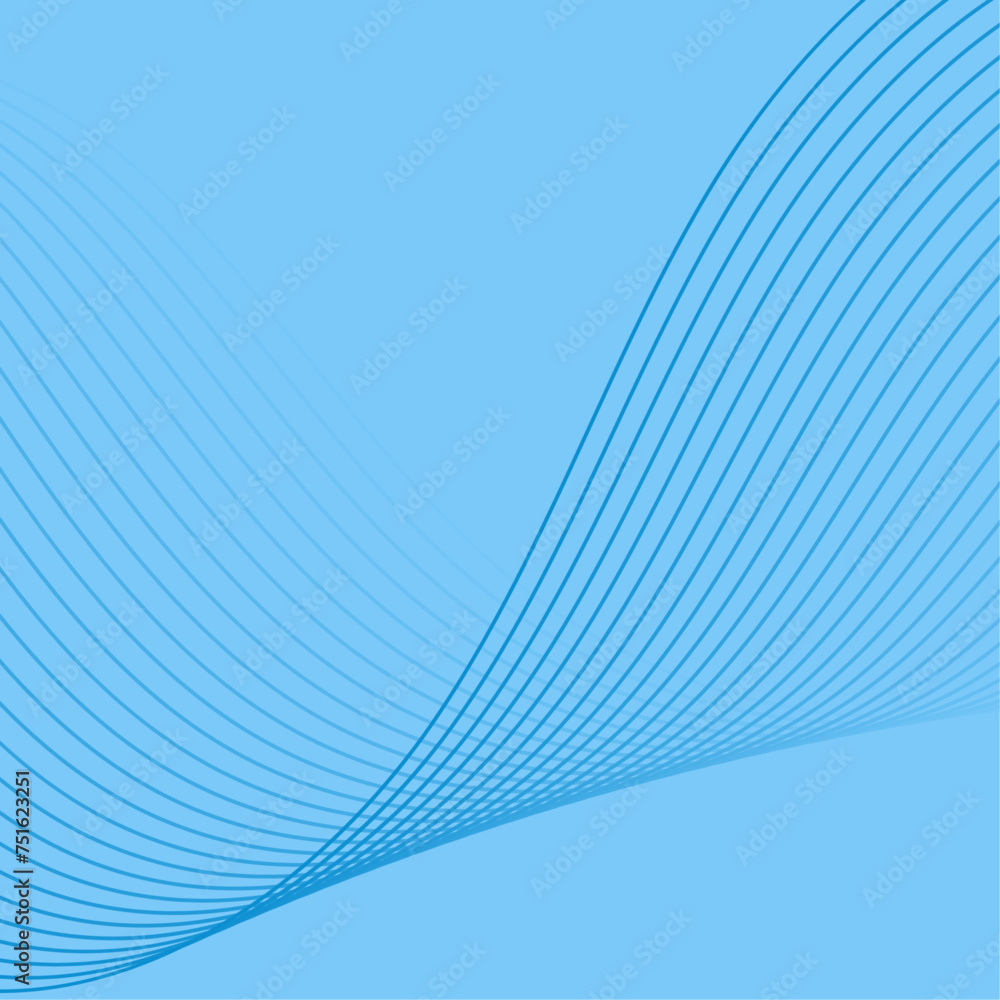 Abstract background with waves. Vector banner with lines. Background for music album, poster, card, advertisement. Geometric element for design. Blue gradient. Ocean, water, sea Abstract background with waves. Vector banner with lines. Background for music album, poster, card, advertisement. Geometric element for design. Blue gradient. Ocean, water, sea