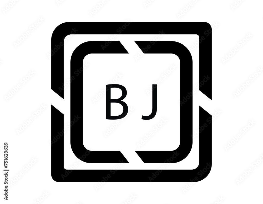 BJ logo design template vector. BJ Business abstract connection vector logo. BJ icon circle logotype
BJ logo design template vector. BJ Business abstract connection vector logo. BJ icon circle logotype