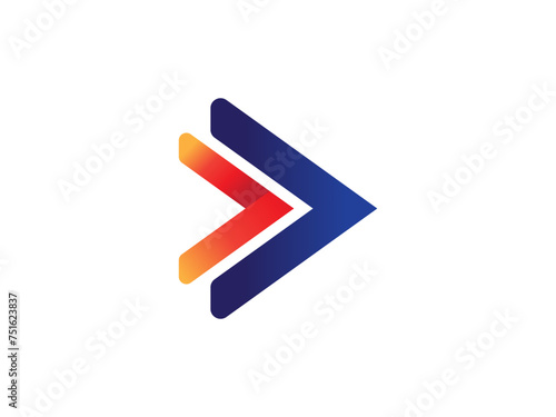 Free Download Abstract business logo icon design template with arrow. arrow logo design vector - GFXLoad