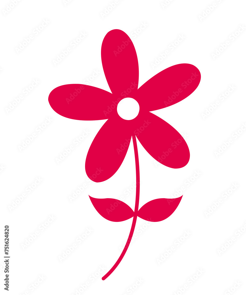 Flower clip art design on plain white transparent isolated background for card, shirt, hoodie, sweatshirt, apparel, tag, mug, icon, poster or badge Flower clip art design on plain white transparent isolated background for card, shirt, hoodie, sweatshirt, apparel, tag, mug, icon, poster or badge