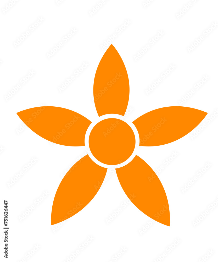 Flower clip art design on plain white transparent isolated background for card, shirt, hoodie, sweatshirt, apparel, tag, mug, icon, poster or badge Flower clip art design on plain white transparent isolated background for card, shirt, hoodie, sweatshirt, apparel, tag, mug, icon, poster or badge