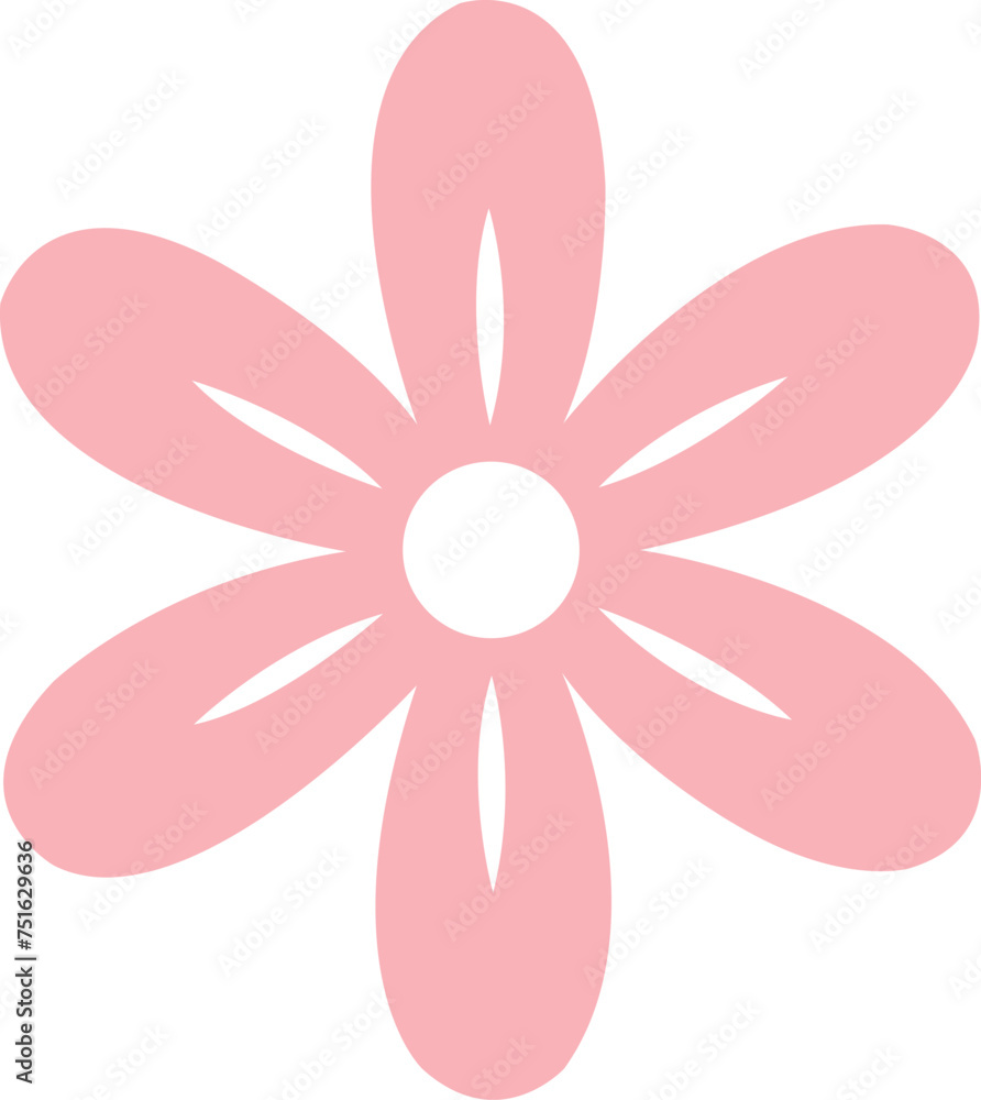 Flower clip art design on plain white transparent isolated background for card, shirt, hoodie, sweatshirt, apparel, tag, mug, icon, poster or badge Flower clip art design on plain white transparent isolated background for card, shirt, hoodie, sweatshirt, apparel, tag, mug, icon, poster or badge
