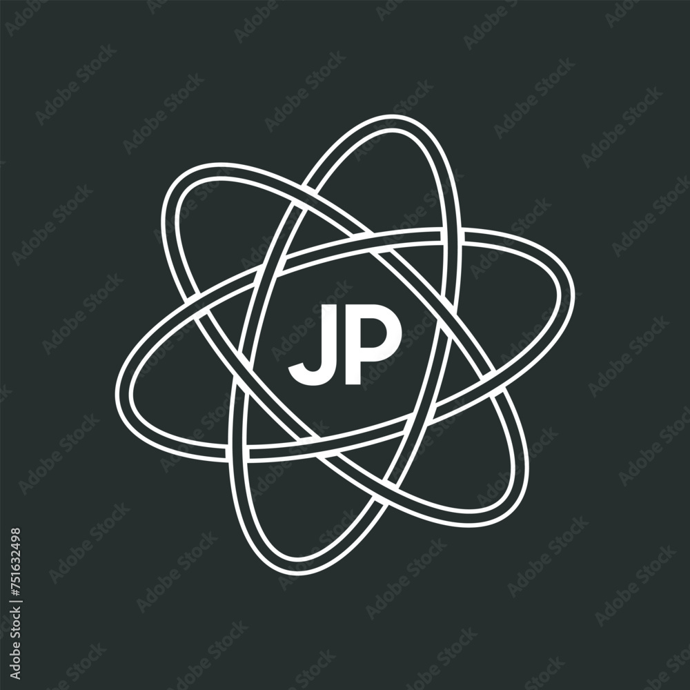 JP letter logo design on white background. JP logo. JP creative initials letter Monogram logo icon concept. JP letter design JP letter logo design on white background. JP logo. JP creative initials letter Monogram logo icon concept. JP letter design