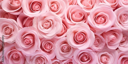 Closeup pink rose flower texture background for Valentine s Day. Pink rose texture background for romantic Valentine s Day celebration. Wedding invitation card.