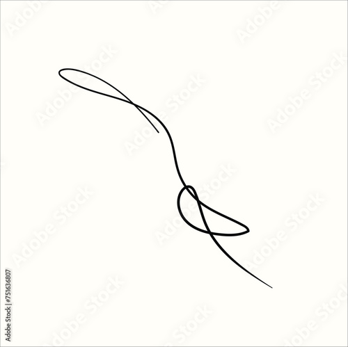 Hand Drawn Thread Vector