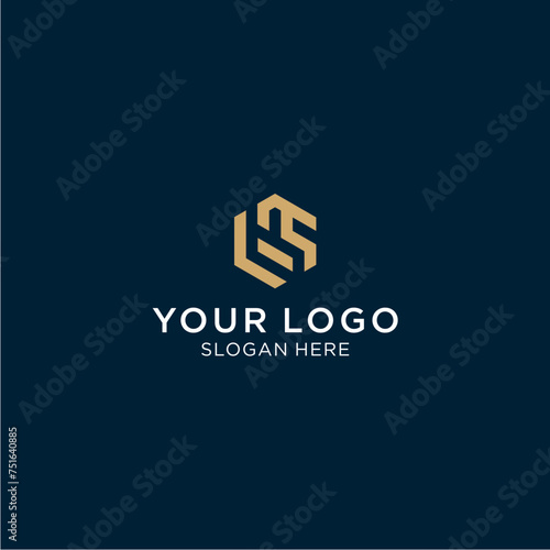 letter T hexagon technology
