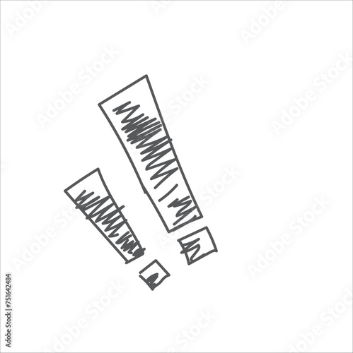 cute hand drawn drawing vector