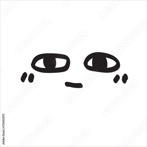 cute hand drawn drawing vector