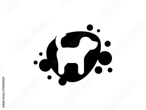 Dog logo and icon design vector. Dog logo design vector