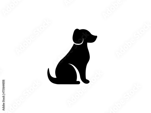 Dog logo and icon design vector. Dog logo design vector