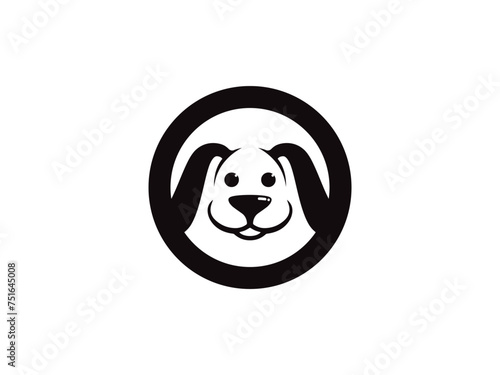 Dog logo and icon design vector. Dog logo design vector