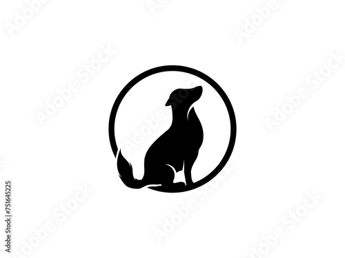 Dog logo and icon design vector. Dog logo design vector