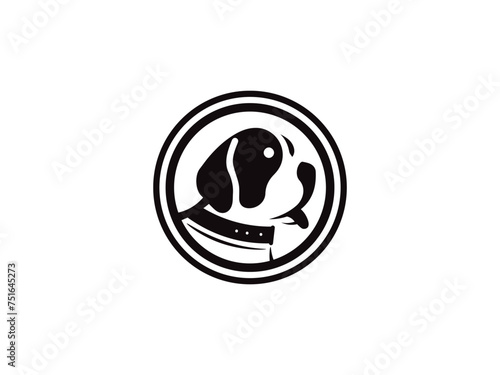 Dog logo and icon design vector. Dog logo design vector