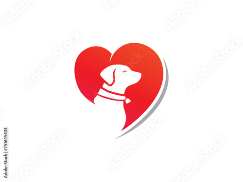 Dog logo and icon design vector. Dog logo design vector