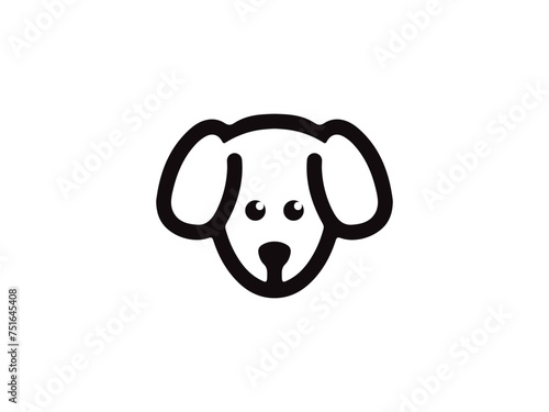 Dog logo and icon design vector. Dog logo design vector
