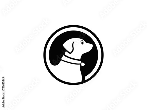 Dog logo and icon design vector. Dog logo design vector