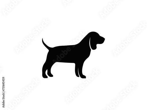 Dog logo and icon design vector. Dog logo design vector