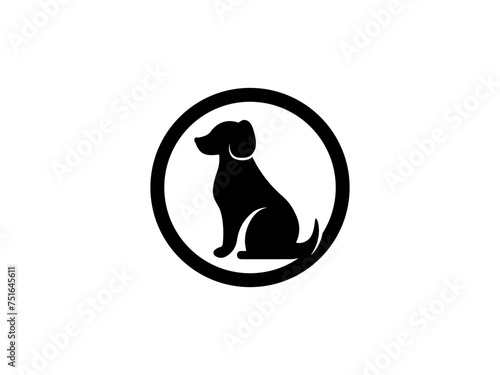 Dog logo and icon design vector. Dog logo design vector